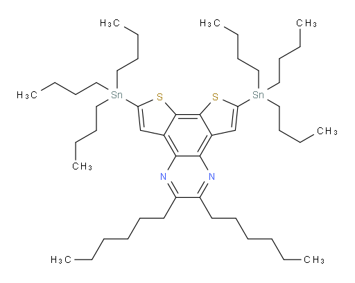 2,3-二己基-6,9-双(三丁基锡基)二噻吩并[3,2-f:2',3'-h]喹喔啉