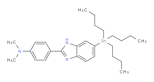 N,N-dimethyl-4-(6-(tributylstannyl)-1H-benzo[d]imidazol-2-yl)aniline