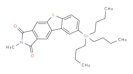 2-methyl-8-(tributylstannyl)-1H-benzo[4,5]thieno[2,3-f]isoindole-1,3(2H)-dione