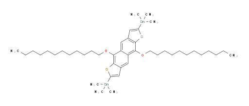 (5,10-bis(dodecyloxy)naphtho[2,3-b:6,7-b']dithiophene-2,7-diyl)bis(trimethylstannane)