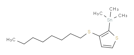 trimethyl(3-(octylthio)thiophen-2-yl)stannane