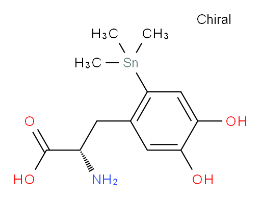 (S)-2-氨基-3-(4,5-二羟基-2-(三甲基锡基)苯基)丙酸