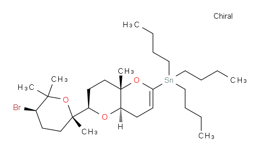 ((4aR,6R,8aS)-6-((2S,5R)-5-bromo-2,6,6-trimethyltetrahydro-2H-pyran-2-yl)-8a-methyl-4,4a,6,7,8,8a-hexahydropyrano[3,2-b]pyran-2-yl)tributylstannane