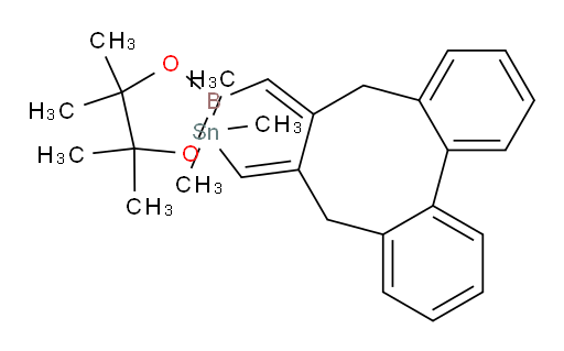 三甲基((Z)-((Z)-7-((4,4,5,5-四甲基-1,3,2-二氧杂环己硼烷-2-基)亚甲基)-7,8-二氢二苯并[a,c][8]轮烯-6(5H)-亚基)甲基)锡烷