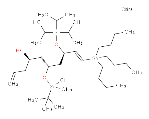 (4R,6R,8R,E)-6-((tert-butyldimethylsilyl)oxy)-10-(tributylstannyl)-8-((triisopropylsilyl)oxy)deca-1,9-dien-4-ol