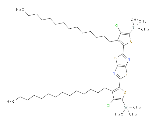 2,5-bis(4-chloro-3-tetradecyl-5-(trimethylstannyl)thiophen-2-yl)thiazolo[5,4-d]thiazole