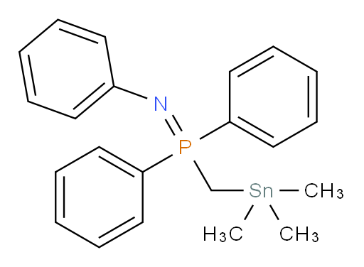 N-(diphenyl((trimethylstannyl)methyl)phosphoranylidene)aniline