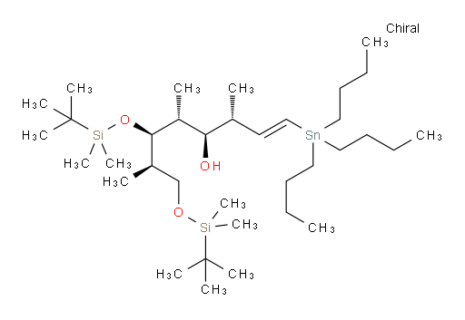 (3R,4R,5R,6R,7R,E)-6,8-bis((tert-butyldimethylsilyl)oxy)-3,5,7-trimethyl-1-(tributylstannyl)oct-1-en-4-ol