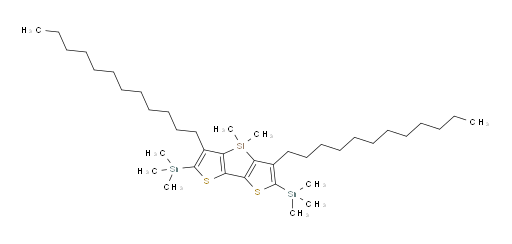 3,5-didodecyl-4,4-dimethyl-2,6-bis(trimethylstannyl)-4H-silolo[3,2-b:4,5-b']dithiophene
