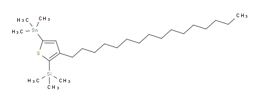 (3-hexadecyl-5-(trimethylstannyl)thiophen-2-yl)trimethylsilane