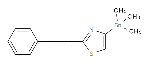2-(phenylethynyl)-4-(trimethylstannyl)thiazole