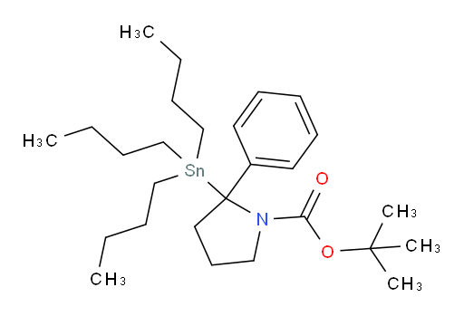tert-butyl 2-phenyl-2-(tributylstannyl)pyrrolidine-1-carboxylate