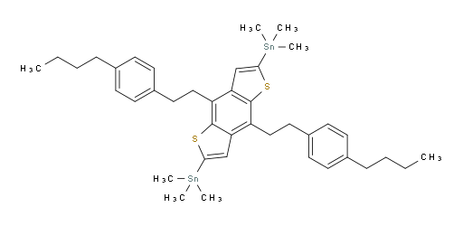 (4,8-bis(4-butylphenethyl)benzo[1,2-b:4,5-b']dithiophene-2,6-diyl)bis(trimethylstannane)