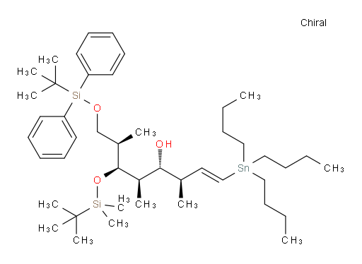 (3R,4R,5R,6S,7R,E)-6-((tert-butyldimethylsilyl)oxy)-8-((tert-butyldiphenylsilyl)oxy)-3,5,7-trimethyl-1-(tributylstannyl)oct-1-en-4-ol