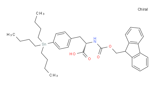 (S)-2-((((9H-fluoren-9-yl)methoxy)carbonyl)amino)-3-(4-(tributylstannyl)phenyl)propanoic acid