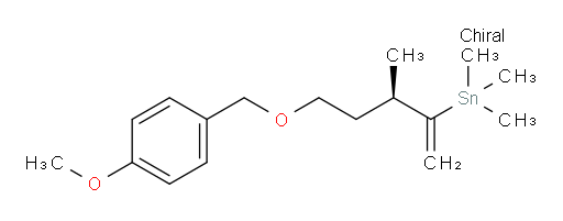 (R)-(5-((4-methoxybenzyl)oxy)-3-methylpent-1-en-2-yl)trimethylstannane