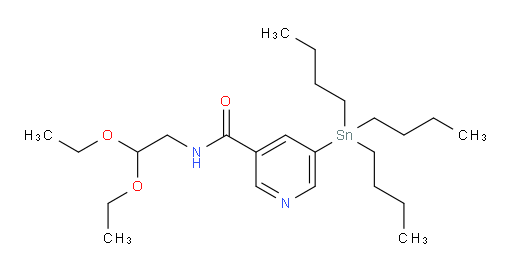 N-(2,2-二乙氧基乙基)-5-(三丁基锡基)烟酰胺