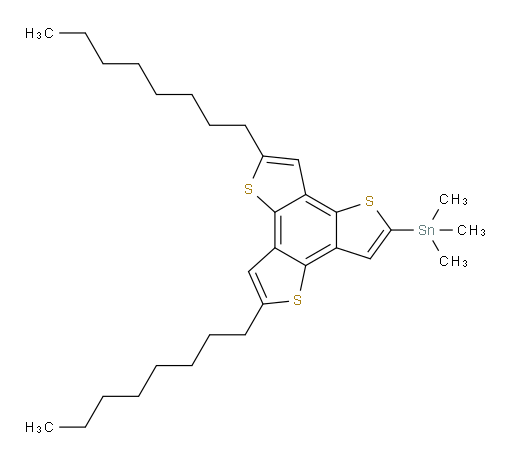 (5,8-二辛基苯并[1,2-b:3,4-b':5,6-b'']三噻吩-2-基)三甲基锡烷
