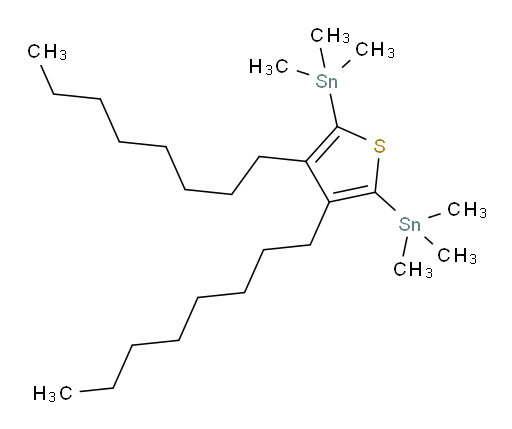 (3,4-二辛基噻吩-2,5-二基)双(三甲基锡烷)