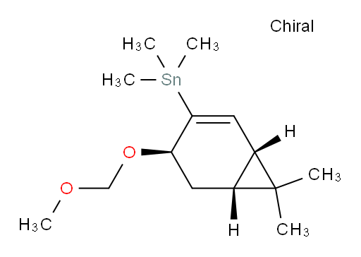 ((1R,4R,6R)-4-(甲氧基甲氧基)-7,7-二甲基双环[4.1.0]庚-2-烯-3-基)三甲基锡烷