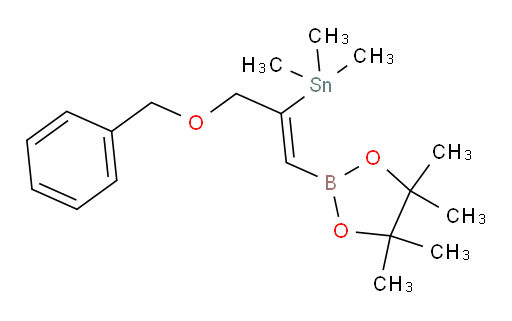 (Z)-(3-(benzyloxy)-1-(4,4,5,5-tetramethyl-1,3,2-dioxaborolan-2-yl)prop-1-en-2-yl)trimethylstannane