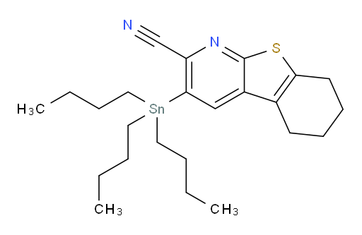 3-(tributylstannyl)-5,6,7,8-tetrahydrobenzo[4,5]thieno[2,3-b]pyridine-2-carbonitrile