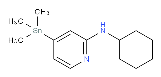 N-环己基-4-(三甲基锡基)吡啶-2-胺