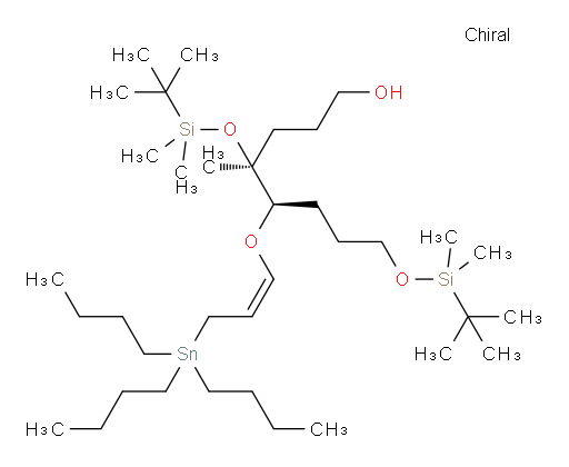 (4S,5R)-4,8-bis((tert-butyldimethylsilyl)oxy)-4-methyl-5-(((Z)-3-(tributylstannyl)prop-1-en-1-yl)oxy)octan-1-ol