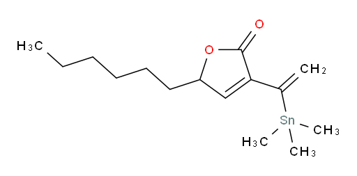 5-hexyl-3-(1-(trimethylstannyl)vinyl)furan-2(5H)-one
