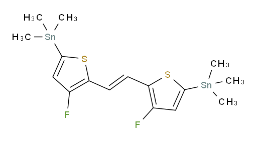Stannane, 1,1'-[(1E)-1,2-ethenediylbis(4-fluoro-5,2-thiophenediyl)]bis[1,1,1-trimethyl-