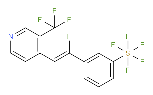 (Z)-3-(1-fluoro-2-(3-(trifluoromethyl)pyridin-4-yl)vinyl)(pentafluoromercapto)benzene