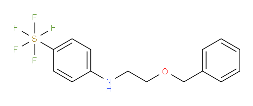 [4-[[2-(phenylmethoxy)ethyl]amino]phenyl]sulfur pentafluoride