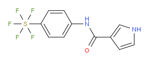 [4-[(1H-pyrrol-3-ylcarbonyl)amino]phenyl]sulfur pentafluoride