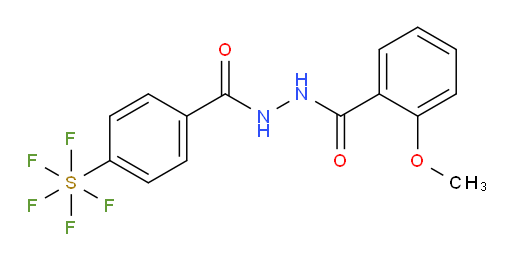 N'-(4-(pentafluoromercapto)benzoyl)-2-methoxybenzohydrazide