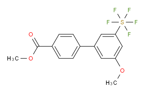 [5-methoxy-4'-(methoxycarbonyl)-biphenyl-3-yl]sulfur pentafluoride