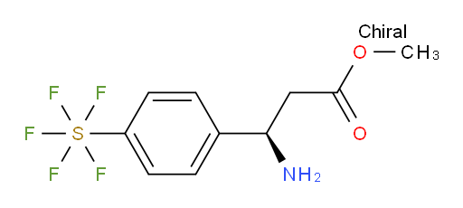 [4-[(1R)-1-Amino-3-methoxy-3-oxopropyl]phenyl]sulfur pentafluoride