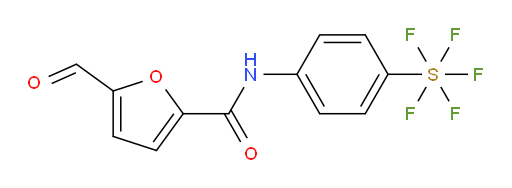 [4-[[(5-formyl-2-furanyl)carbonyl]amino]phenyl]sulfur pentafluoride