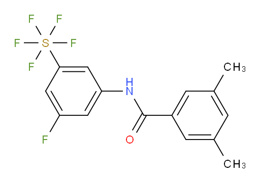 [3-[(3,5-Dimethylbenzoyl)amino]-5-fluorophenyl]sulfur pentafluoride