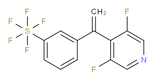 3-(1-(3,5-difluoropyridin-4-yl)vinyl)(pentafluoromercapto)benzene