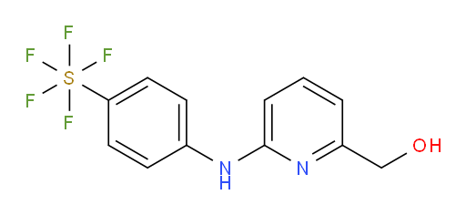 [4-[[6-(hydroxymethyl)-2-pyridinyl]amino]phenyl]sulfur pentafluoride