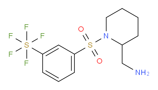 [3-[[2-(Aminomethyl)-1-piperidinyl]sulfonyl]phenyl]sulfur pentafluoride