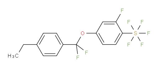 [4-[(4-ethylphenyl)difluoromethoxy]-2-fluorophenyl]sulfur pentafluoride