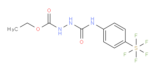 ethyl 2-((4-(pentafluoromercapto)phenyl)carbamoyl)hydrazinecarboxylate