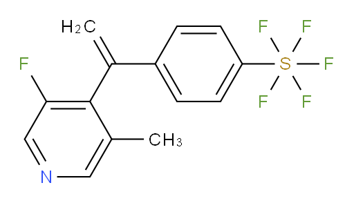 4-(1-(3-fluoro-5-methylpyridin-4-yl)vinyl)(pentafluoromercapto)benzene