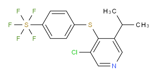 4-((3-chloro-5-isopropylpyridin-4-yl)thio)(pentafluoromercapto)benzene