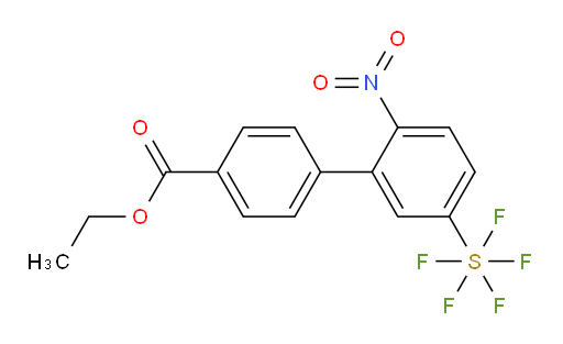 [4'-(Ethoxycarbonyl)-6-nitro-biphenyl-3-yl]sulfur pentafluoride