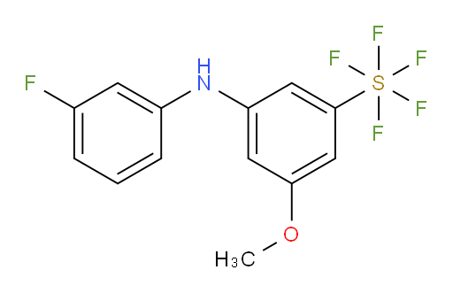 [3-[(3-fluorophenyl)amino]-5-methoxyphenyl]sulfur pentafluoride