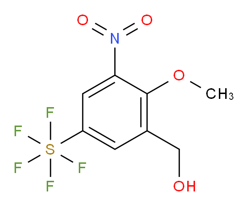 [3-(hydroxymethyl)-4-methoxy-5-nitrophenyl]sulfur pentafluoride
