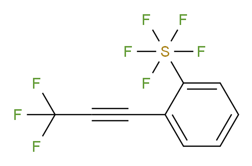 2-(3,3,3-trifluoroprop-1-yn-1-yl)(pentafluoromercapto)benzene