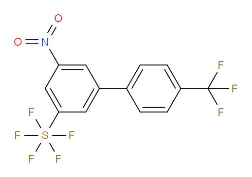 [5-nitro-4'-(trifluoromethyl)-biphenyl-3-yl]sulfur pentafluoride